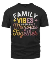 Family Vibes Memories Together Reunion Shirt Unisex Premium T-Shirt black s