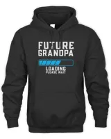 Future Granpa Loading Please Wait Funny Father's Day Shirt Unisex Premium Hoodie black s