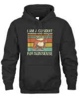 I Am A Conduit For Nonsense Funny Frog, Retro Men Women Meme Tee Unisex Premium Hoodie black s